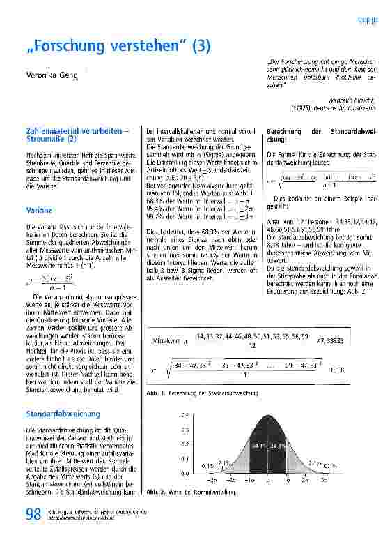 Vorschauseite 1: Forschung verstehen (3)