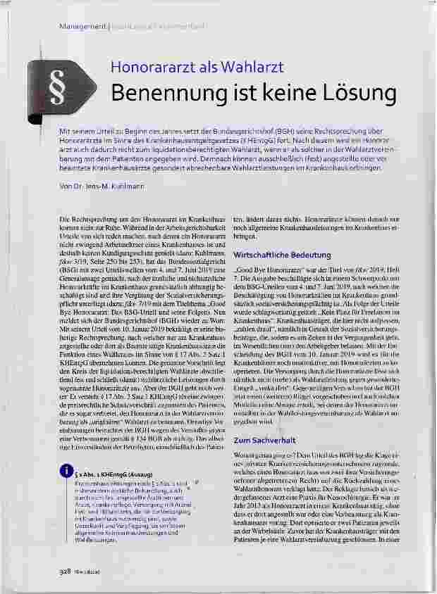 Vorschauseite 1: Benennung ist keine Lösung