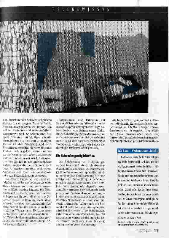 Vorschauseite 4: Der Mensch, nicht die Krankheit im Zentrum Menschen mit Epilepsie