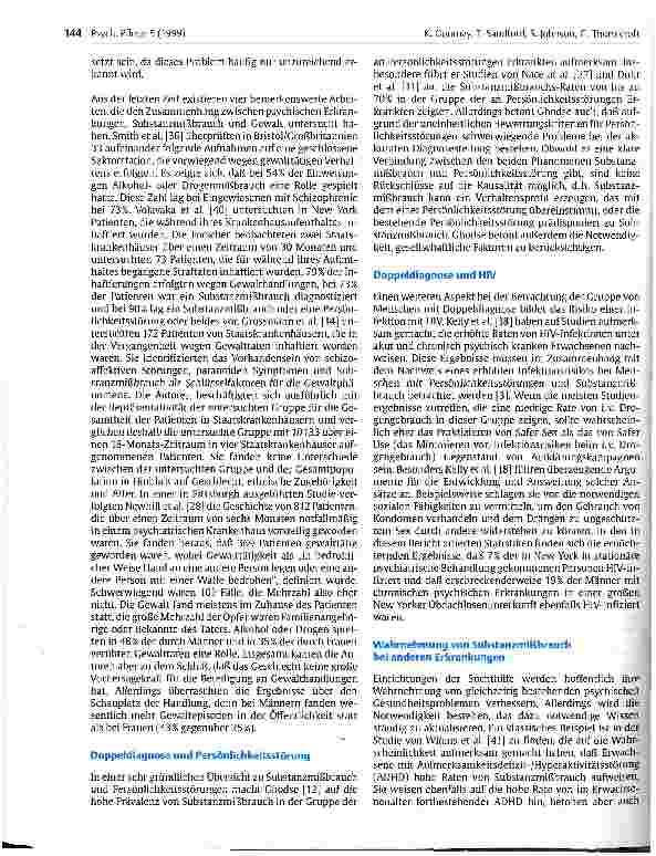 Vorschauseite 3: Patienten mit Doppeldiagnosen - eine Herausforderung für die psychiatrische Pflege