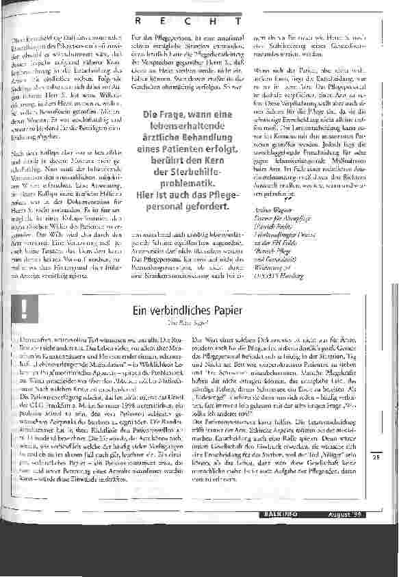 Vorschauseite 2: Menschenwürdiges Sterben - wer entscheidet?