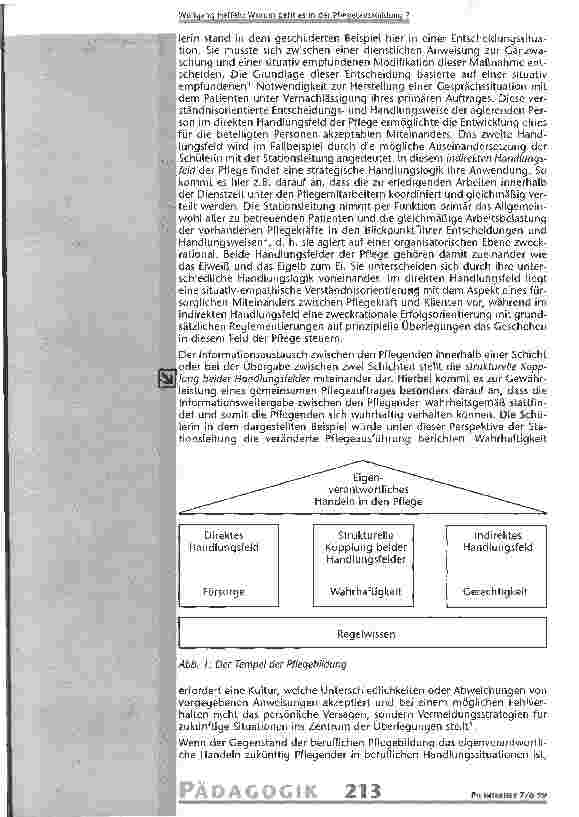 Vorschauseite 3: Worum geht es in der Pflege(aus)bildung?