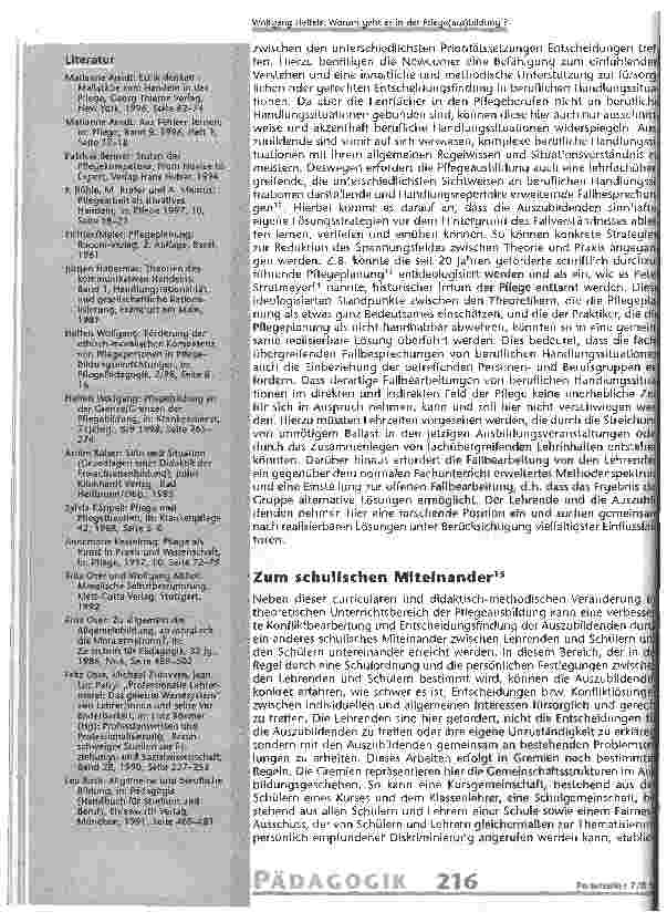 Vorschauseite 6: Worum geht es in der Pflege(aus)bildung?