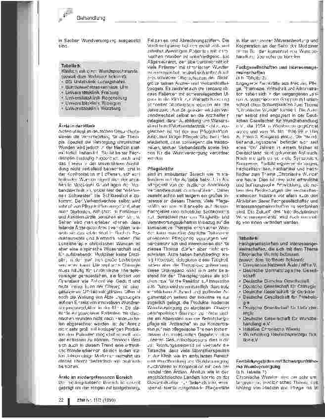 Vorschauseite 4: Das interdisziplinäre Wundmanagement in Deutschland Gegenwart und Zukunft