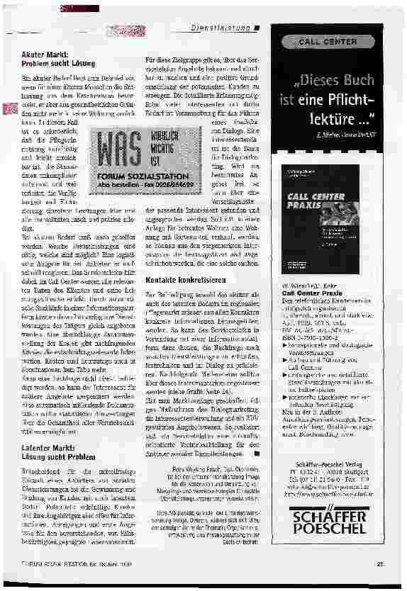 Vorschauseite 4: Call Center: Immer auf Draht