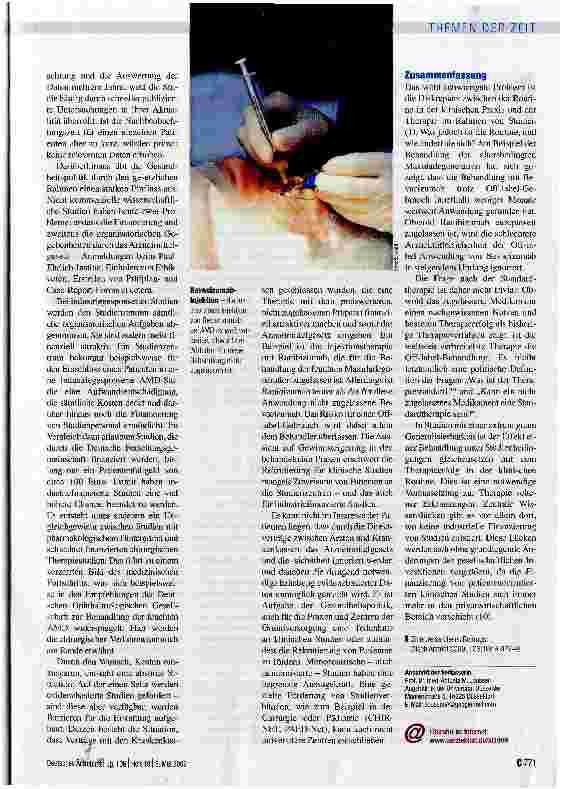 Vorschauseite 3: Evidenz, Relevanz, Finanzierbarkeit