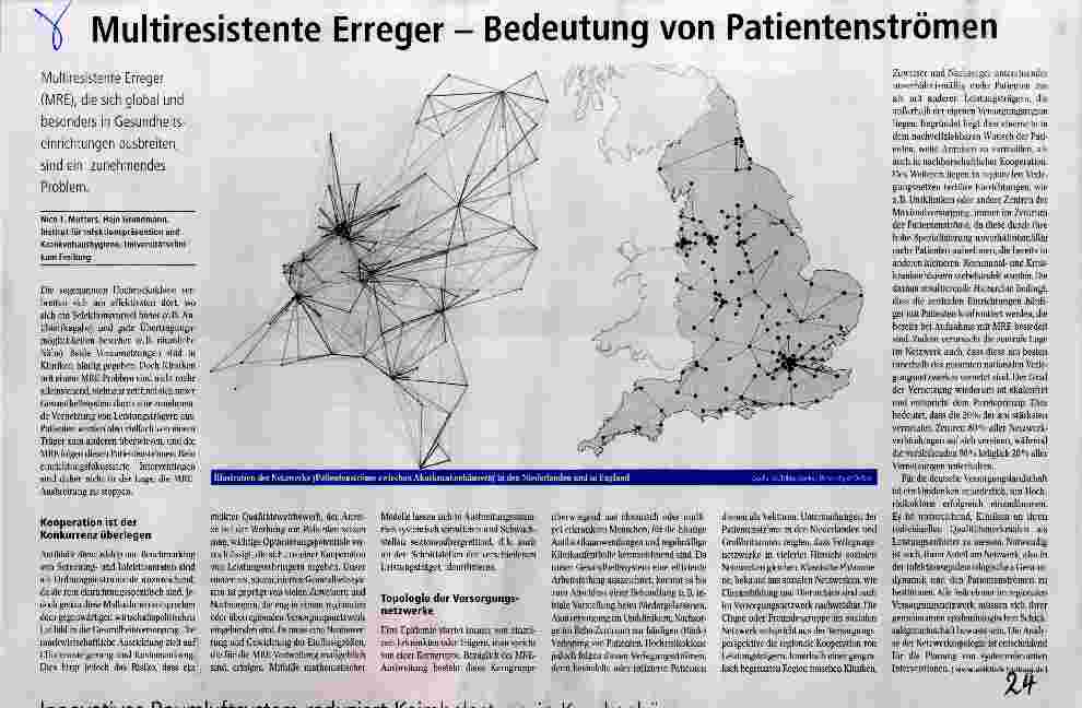 Vorschauseite 1: Multiresistente Erreger - Bedeutung von Patientenströmen