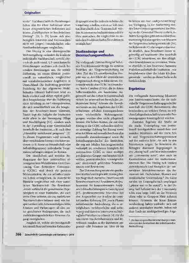 Vorschauseite 2: Die räumliche Dimension unterstützter Vergemeinschaftung Ein US-amerikanisches Fallbeispiel