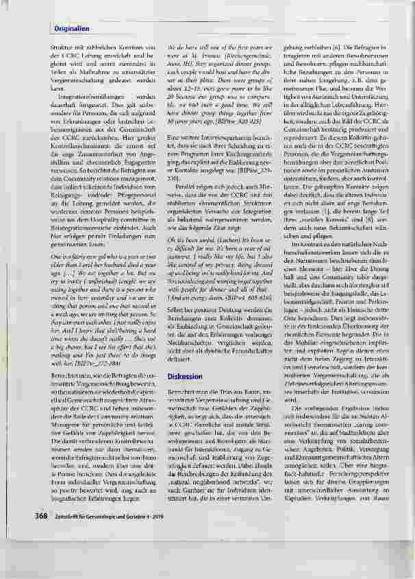Vorschauseite 4: Die räumliche Dimension unterstützter Vergemeinschaftung Ein US-amerikanisches Fallbeispiel