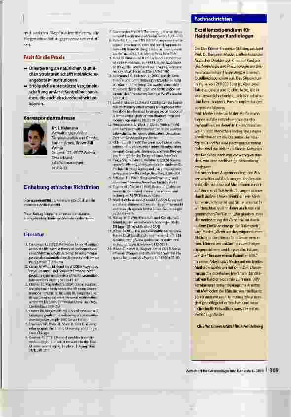 Vorschauseite 5: Die räumliche Dimension unterstützter Vergemeinschaftung Ein US-amerikanisches Fallbeispiel