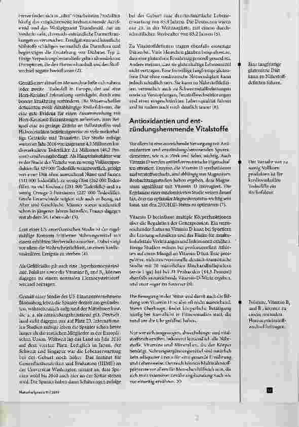 Vorschauseite 2: Vitalstoffmangel durch Fast Food und einseitige Ernährung