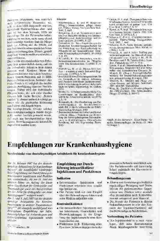 Vorschauseite 5: Wieviel Pflegepersonal wird auf der Intensivstation benötigt Zur Berechnung des Personalschlüssels nach dem Therapeutic Intervention Scoring