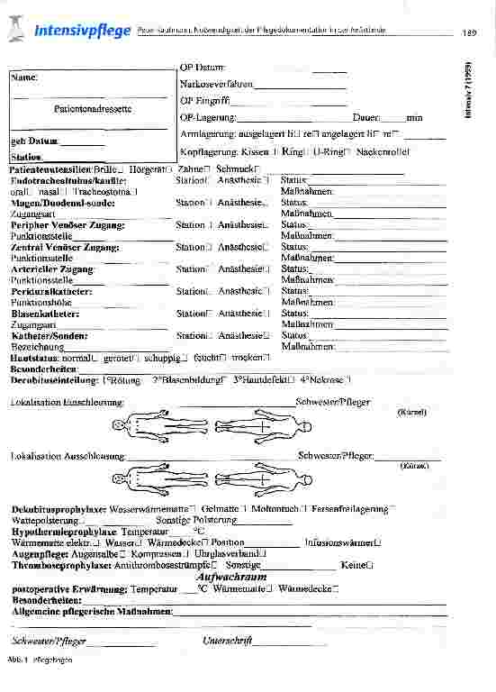 Vorschauseite 4: Notwendigkeit der Pflegedokumentation in der Anästhesie