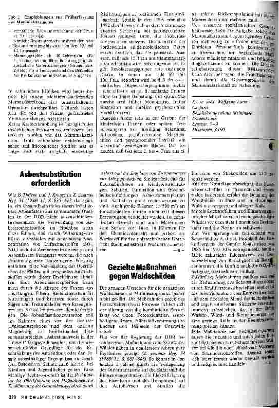 Vorschauseite 3: Ätiologische und epidemiologische Aspekte des Mammakarzinoms