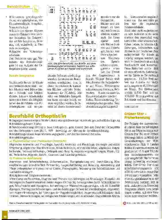 Vorschauseite 3: Wer nicht (mehr) sehen kann, muß fühlen lernen ...und vieles andere mehr