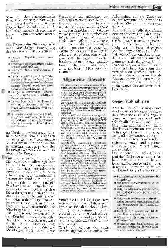 Vorschauseite 2: Fehlzeiten am Arbeitsplatz Ursachen - Folgen - Gegenmaßnahmen
