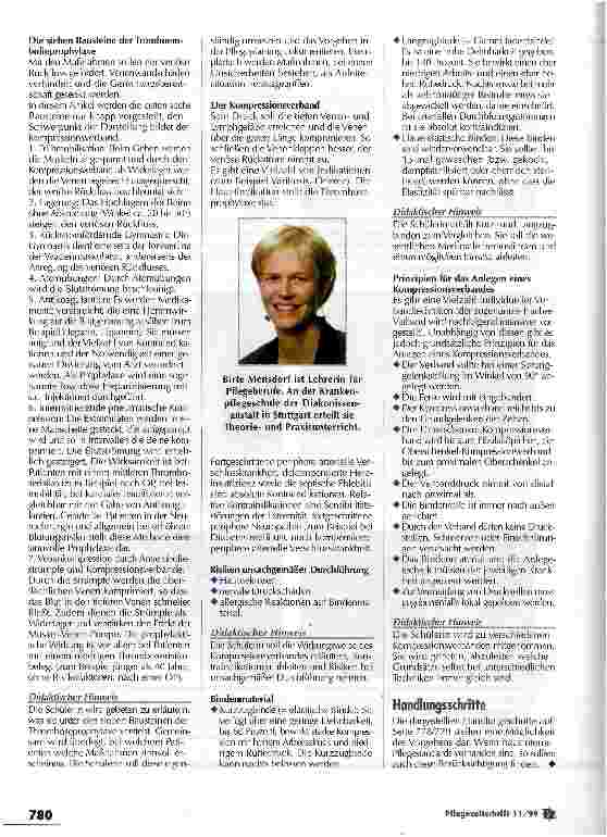 Vorschauseite 5: Der Kompressionsverband erzielt die beste Wirkung Teil 10 - Thromboembolie-Prophylaxe