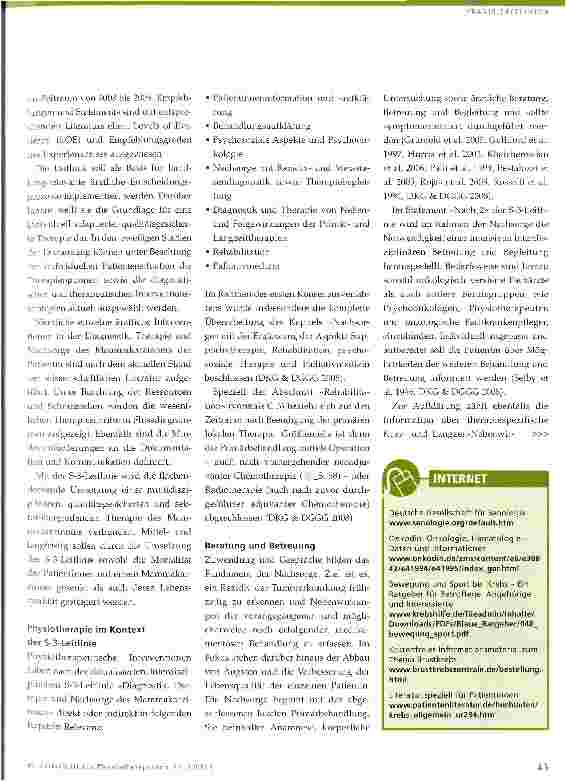 Vorschauseite 3: Leitlinie Mammakarzinom