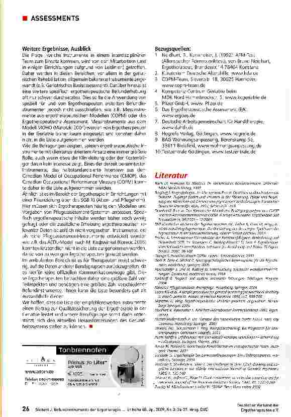 Vorschauseite 3: Befundinstrumente der Ergotherapie in der Geriatrie