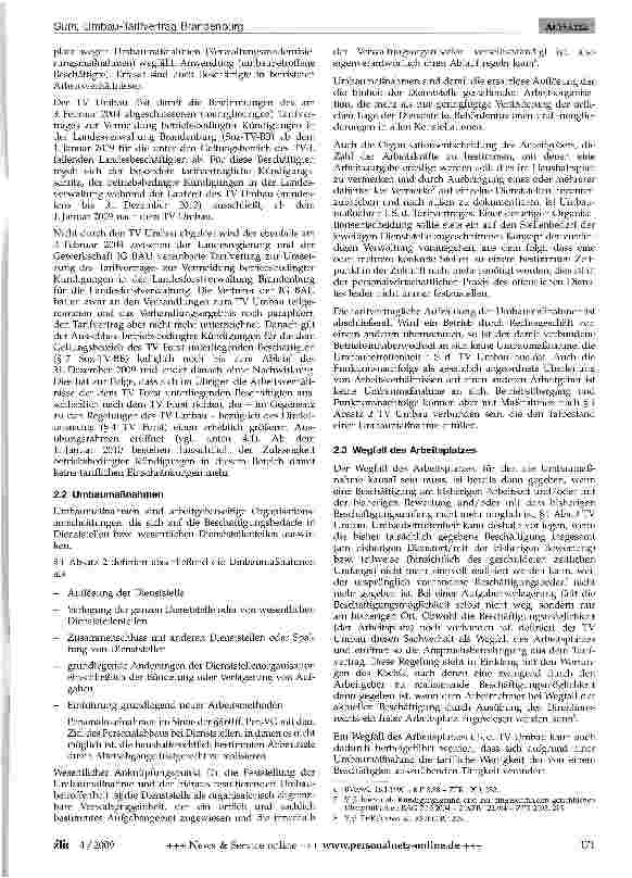 Vorschauseite 2: Der TV Umbau Brandenburg