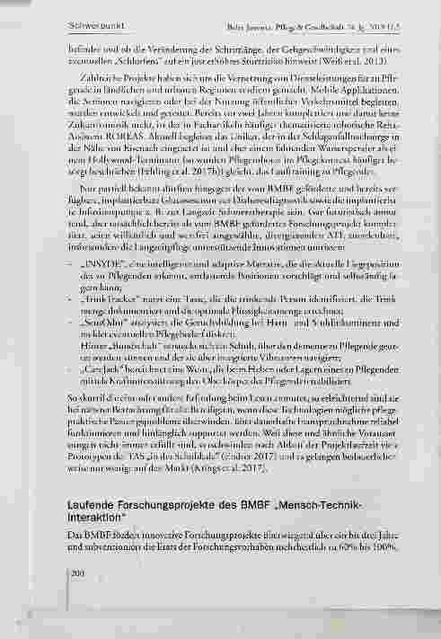 Vorschauseite 4: Entwicklungsstand der gegenwärtigen und künftigen technischen Assistenzsysteme