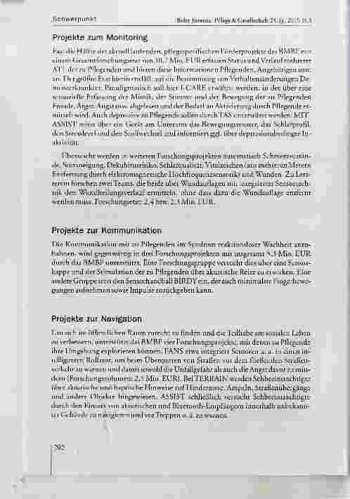 Vorschauseite 6: Entwicklungsstand der gegenwärtigen und künftigen technischen Assistenzsysteme
