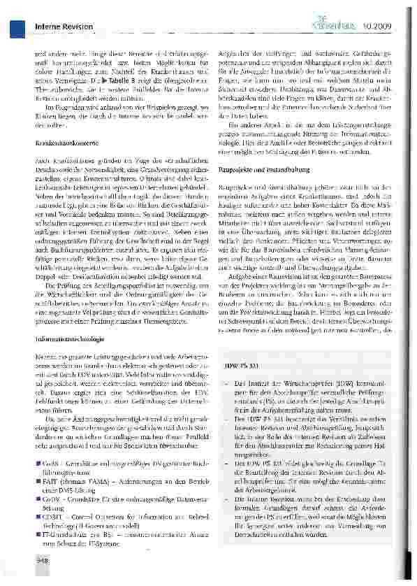 Vorschauseite 4: Grundlagen der internen Revision im Krankenhaus