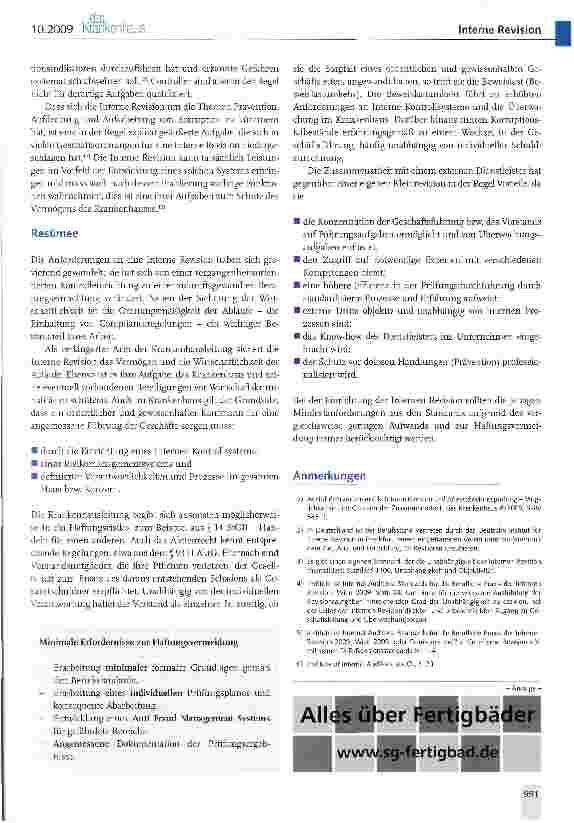 Vorschauseite 6: Grundlagen der internen Revision im Krankenhaus