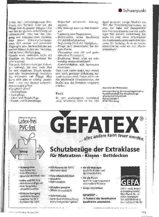 Vorschauseite 3: Erwartungen und Erfahrungen aus Sicht einer Schülerin auf der Intensivstation