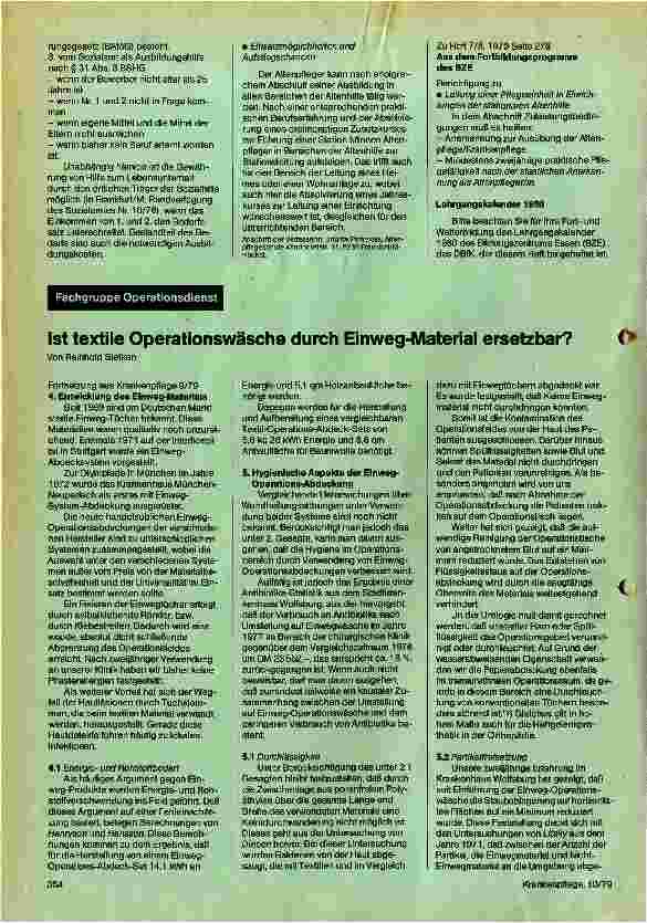 Vorschauseite 2: Das Berufsbild des Altenpflegers