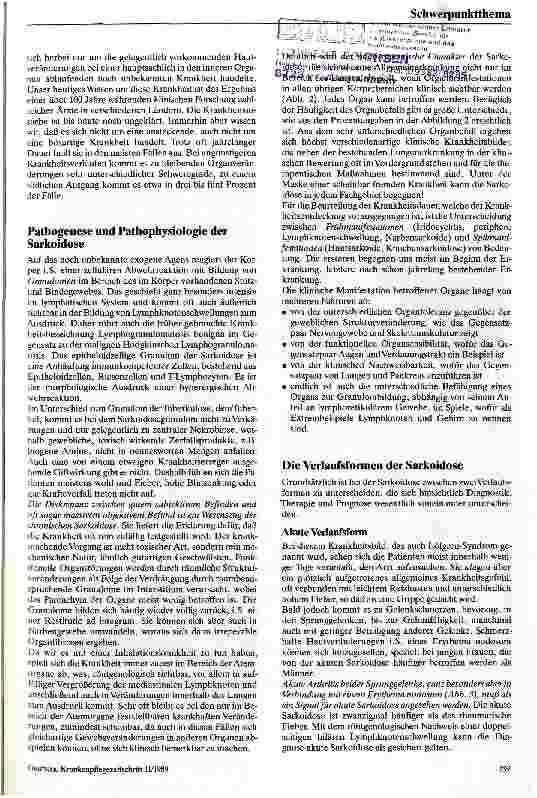 Vorschauseite 2: Sarkoidose
