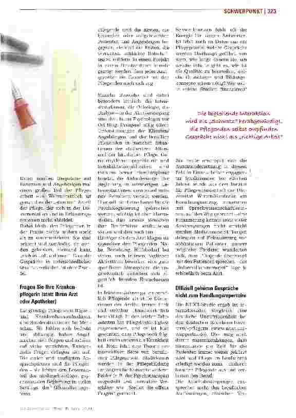 Vorschauseite 2: Gespräche sind Pflegehandlungen!