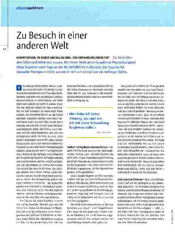 Vorschauseite 1: Zu Besuch in einer anderen Welt
