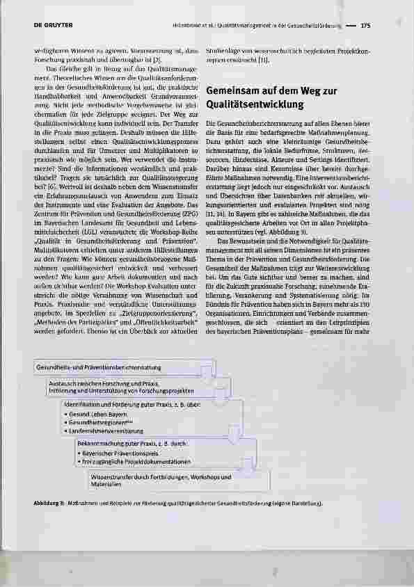 Vorschauseite 3: Qualitätsmanagement in der Gesundheitsförderung - Das Gute besser machen