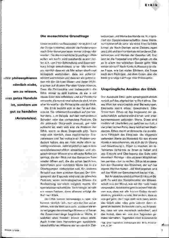 Vorschauseite 2: Kultur der Ethik
