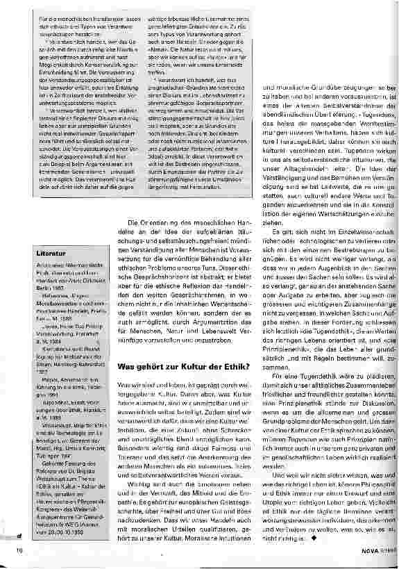 Vorschauseite 5: Kultur der Ethik