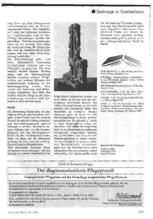 Vorschauseite 4: Skulpturell Kunst in der Sterbebegleitung