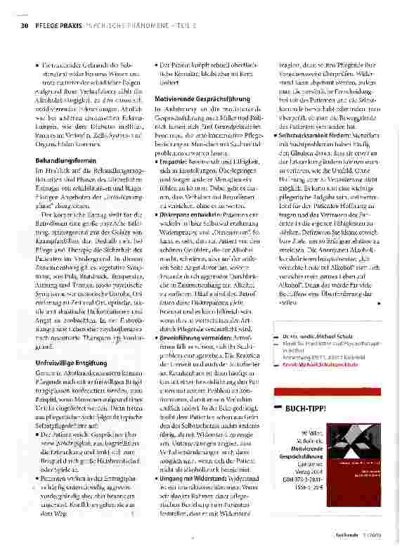 Vorschauseite 2: Pflege von Sucht-Patienten