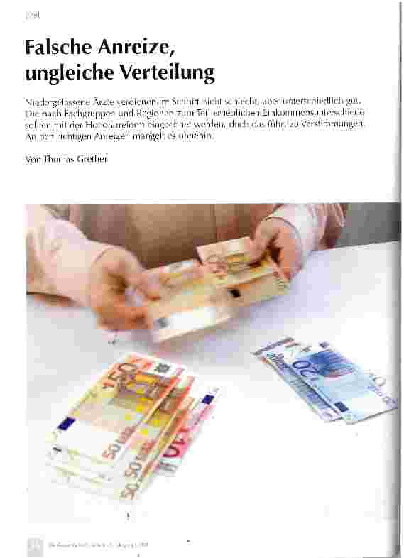Vorschauseite 1: Falsche Anreize, ungleiche Verteilung