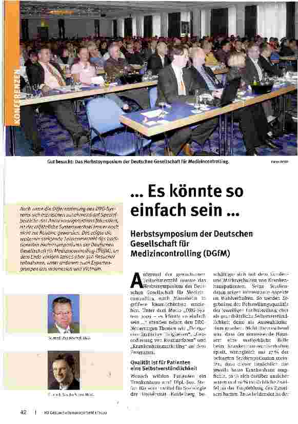Vorschauseite 1: Es könnte so einfach sein...