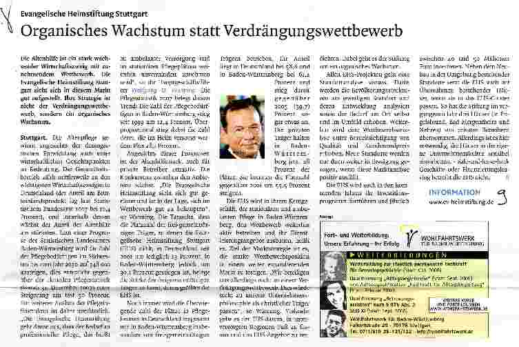 Vorschauseite 1: Organisches Wachstum statt Verdrängungswettbewerb