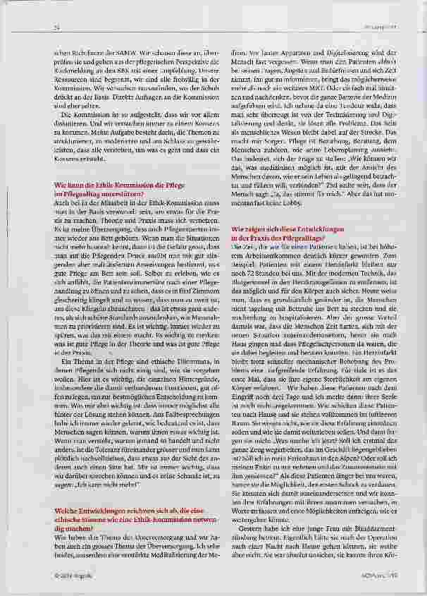 Vorschauseite 2: Ethik ist der Boden pflegerischen Handelns