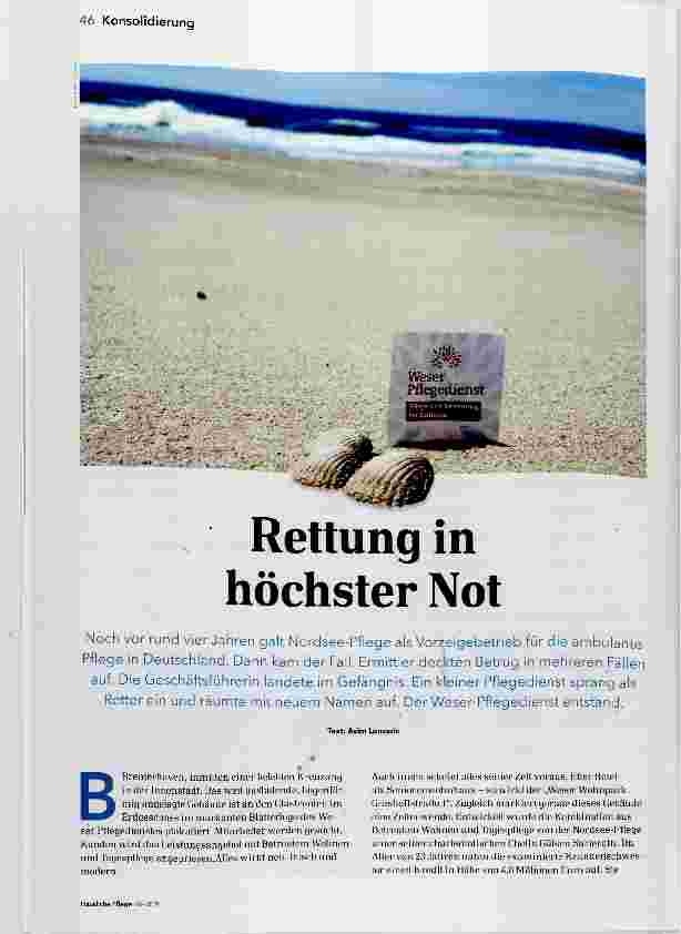 Vorschauseite 1: Rettung in höchster Not