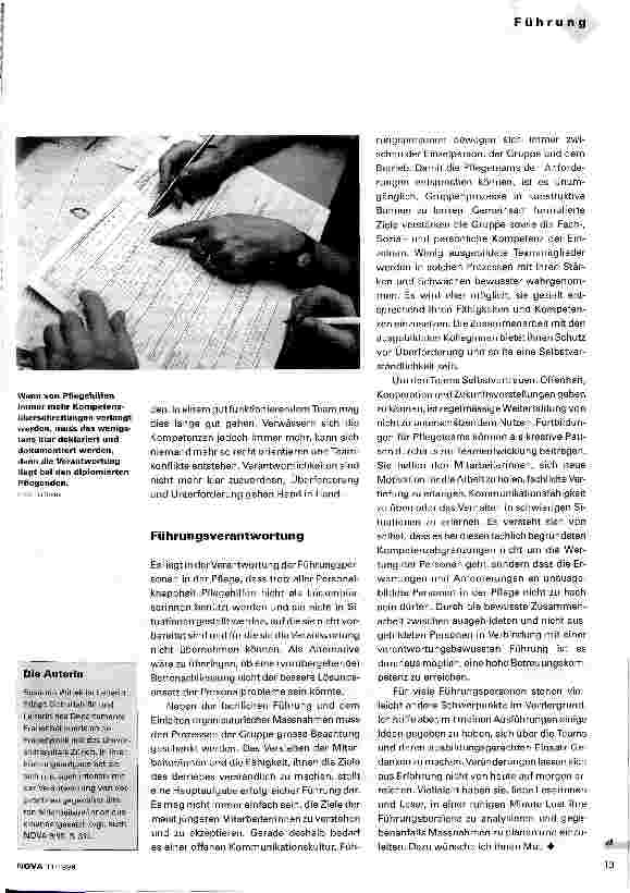 Vorschauseite 2: Schutz vor Überforderung Führungsverantwortung gegenüber nicht diplomiertem Pflegepersonal