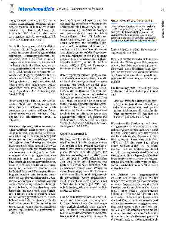 Vorschauseite 2: Dokumentation bei Beatmung