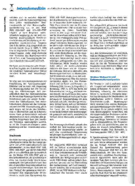 Vorschauseite 5: Dokumentation bei Beatmung