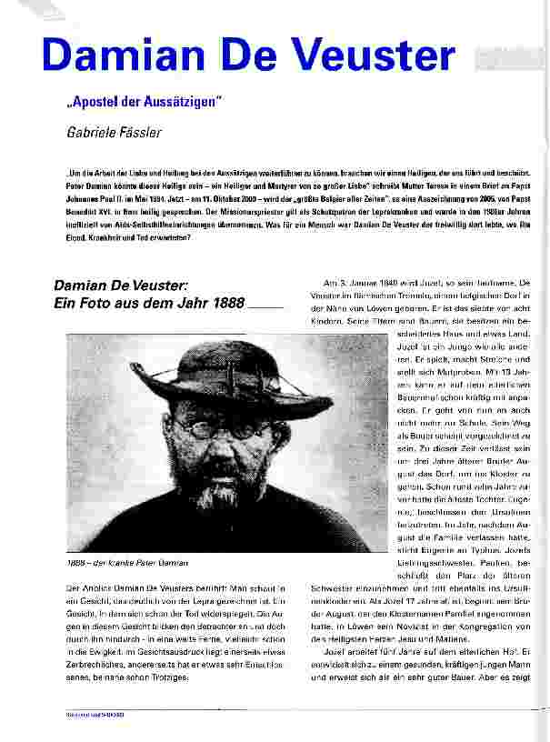 Vorschauseite 1: Damian De Veuster