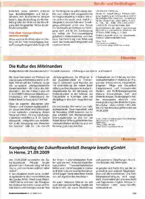 Vorschauseite 2: Patientenautonomie am Lebensende: „Gesetz zur Patientenverfügung bestätigt die bereits bishergeltende Rechtslage
