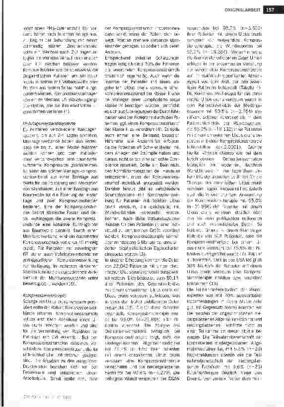 Vorschauseite 6: Resultate einer Befragung über die Durchführung einer Kompressionstherapie und Behandlung mit moderner feuchter Wundtherapie bei 45.975 Patienten mit einem chronischen Ulcus cruris