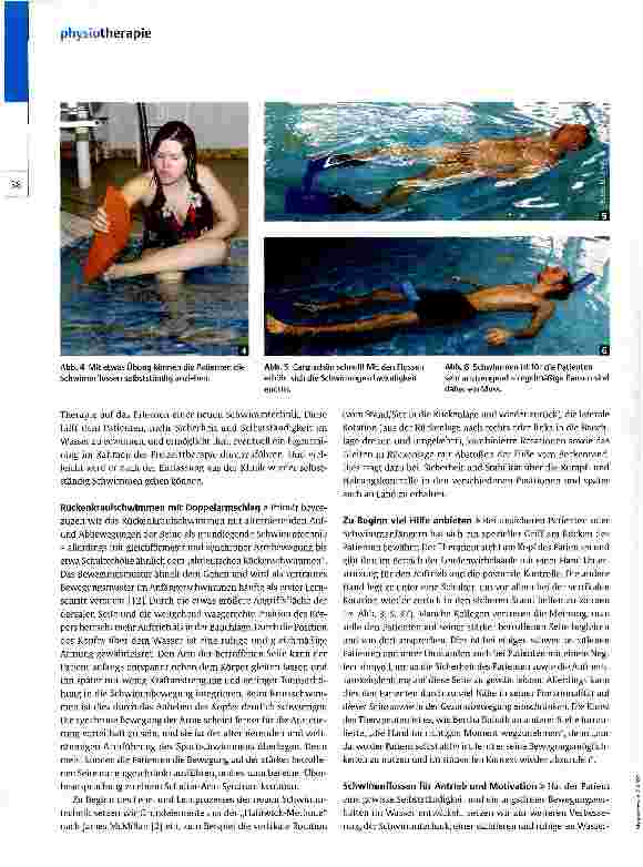 Vorschauseite 3: Schwimmtraining in der Neuroreha